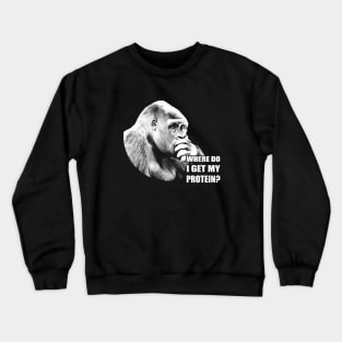 Vegan Gorilla Crewneck Sweatshirt